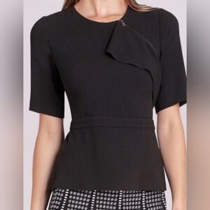 BCBGMaxAzria “Cadie” Asymmetrical Blouse